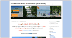 Desktop Screenshot of piroshotel.hu